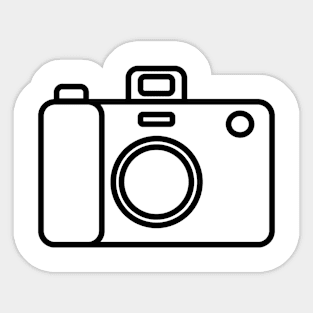 Photographer logo print Sticker